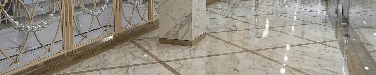 Beautiful marble floor professionally installed in Honolulu, HI